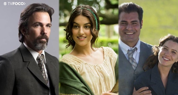 Foto montagem de atores e atrizes de Orgulho e Paixão