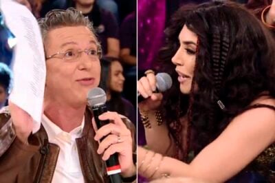 Boninho e Naiara Azevedo (Reprodução/Veja SP)