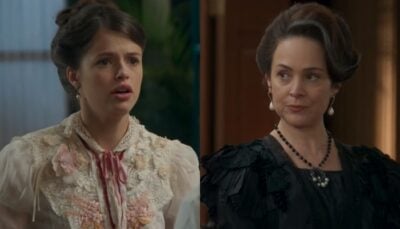 Ema (Agatha Moreira) e Julieta (Gabriela Duarte) em Orgulho e Paixão
(Foto: Reprodução/Globo/Montagem)