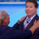Silvio Santos e sua fã (Foto: Reprodução)