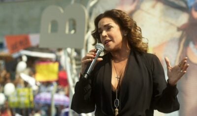 Daniela Mercury em show na novela Segundo Sol (Foto: Reprodução)