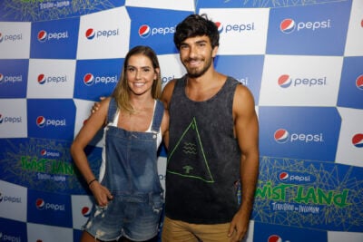 Deborah Secco e Hugo Moura em show na Marina da Glória, no Centro do Rio Felipe Panfili/ Divulgação