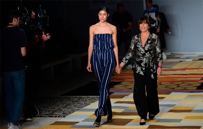 Glória Pires na SPFW (Foto: Divulgação)