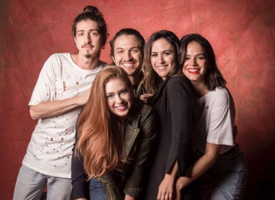 Elenco principal de Deus Salve o Rei. (Foto: Reprodução/Instagram)