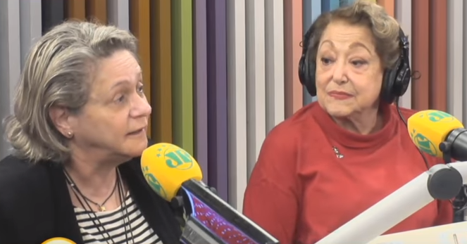 Fafy Siqueira (à esquerda) e Suely Franco (Foto: Reprodução)