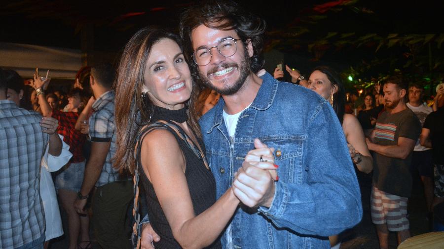 Fátima Bernardes e Túlio Gadêlha (Foto: Felipe Souto Maior/AgNews)