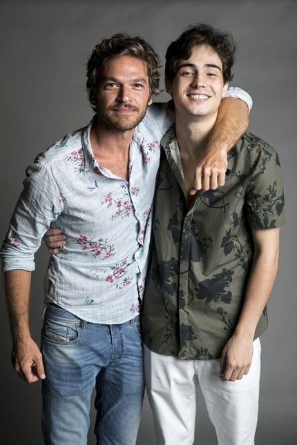 Emílio Dantas (Beto) e Danilo Mesquita (Valentim) (Foto: Globo/João Miguel Júnior)