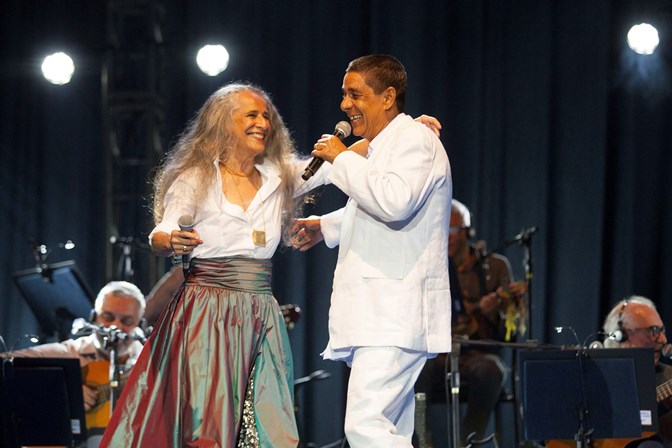 Maria Bethânea e Zeca Pagodinho (Foto: Daniela Nader)