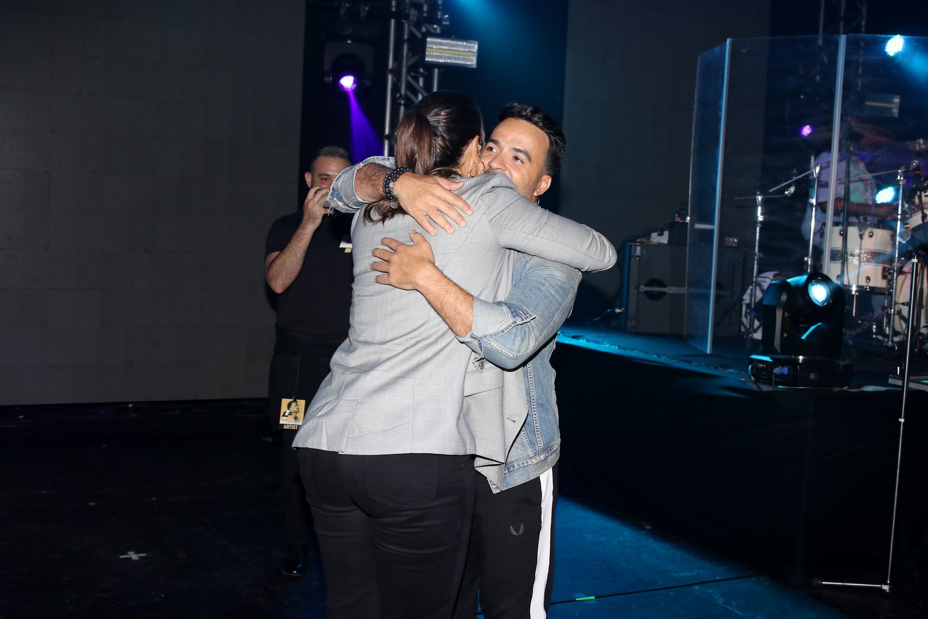 Ivete e Luis Fonsi (Foto: Thiago Duran/ AgNews)