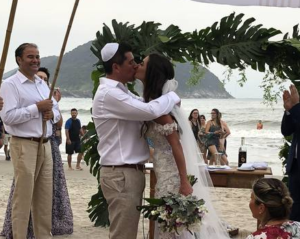Leticia Datena e o marido (Foto: JC Assessoria/Divulgação)