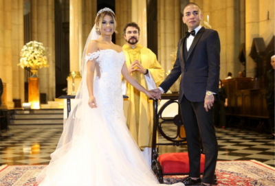MC Guimê se emocionou em casamento com Lexa que foi feita pelo Padre Fábio de Mello (Foto Manoela Scarpa/ Brazil News)
