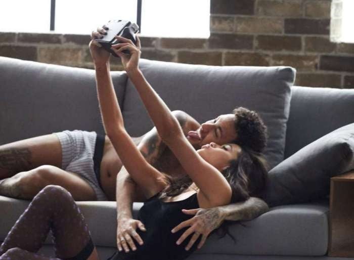 Neymar Jr. e Bruna Marquezine em campanha da C&amp;A<br /> (Foto: Giampaolo Sgura/Divulgação)