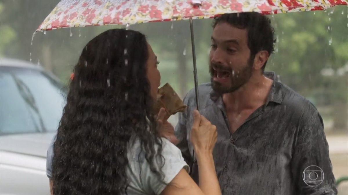 Edgar quer se reconciliar com Cacau em Segundo Sol. (Foto: Reprodução/TV Globo)