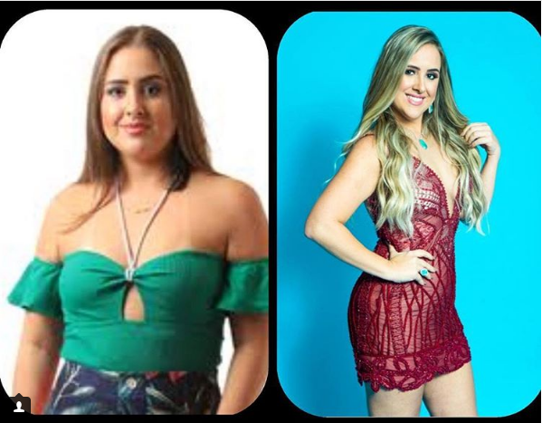 Fotos publicadas por Patrícia em rede social (Foto: Reprodução)