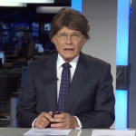 Ricardo Boechat de peruca no Jornal da Band. (Foto: Reprodução)