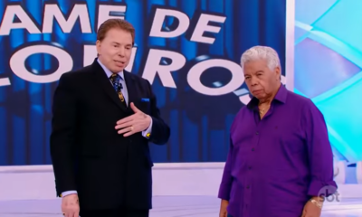 Silvio Santos e Roque. (Foto: Reprodução/SBT)