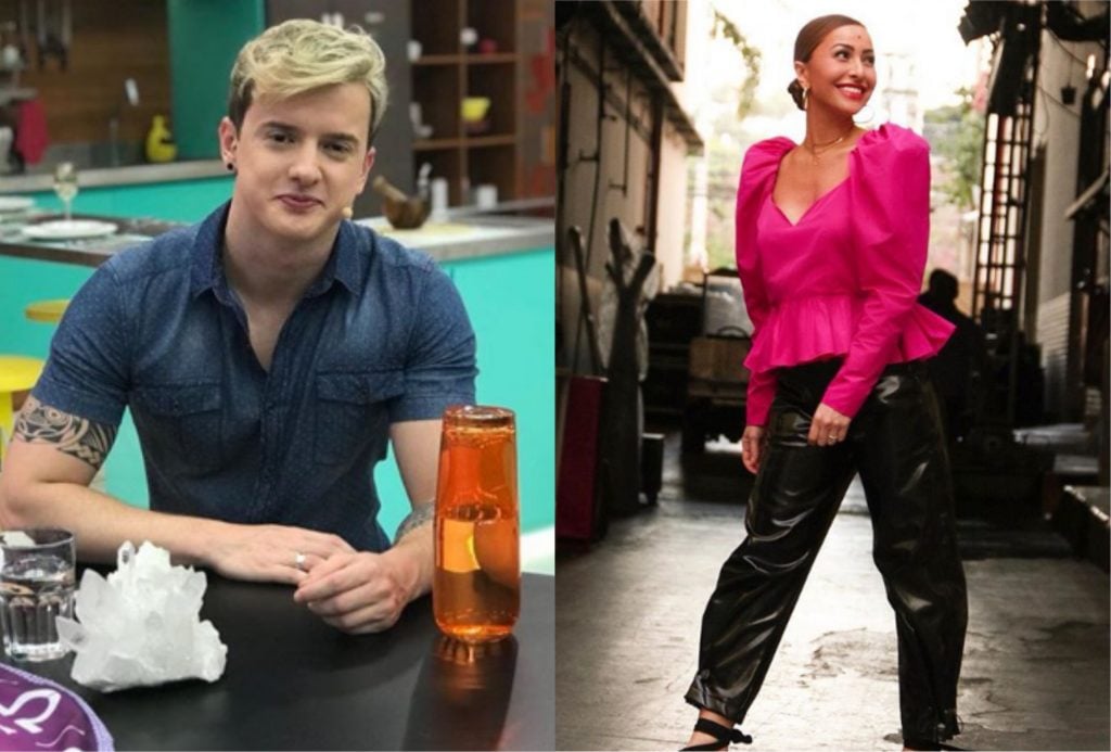 Aaron Tura conta uma fofoca de Sabrina Sato (Foto montagem: TV Foco)