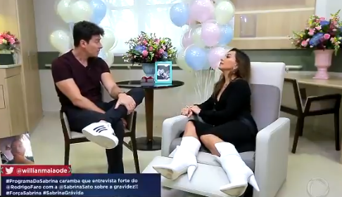Sabrina Sato e Rodrigo Faro (Foto: Reprodução)