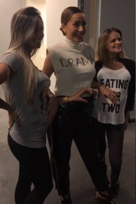 Sabrina Sato e as amigas grávidas (Foto: Reprodução)