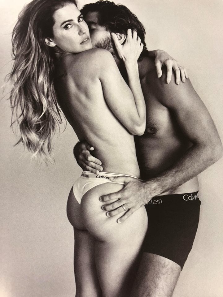 Deborah Secco e o marido Hugo Moura em ensaio para a revista Trip