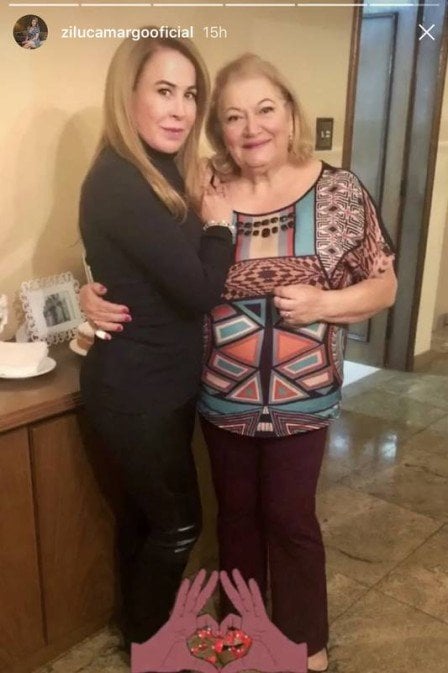 Zilu e a mãe do seu novo namorado (Foto: Reprodução/Instagram)