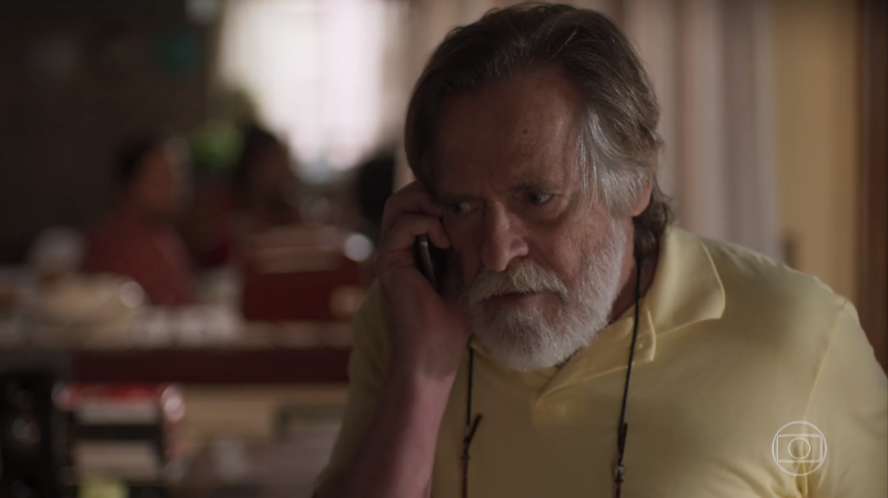 Dodô (José de Abreu) em cena de Segundo Sol (Foto: Reprodução/Globo)