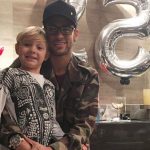 Neymar e Davi Lucca (Foto: Reprodução)