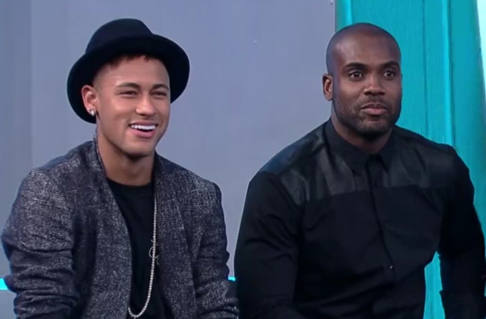 Neymar e Rafael Zulu (Foto: Reproduçãoq/TV Globo)