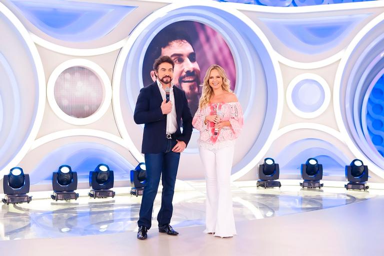 Padre Fábio de Melo é entrevistado por Eliana (Foto: Divulgação)