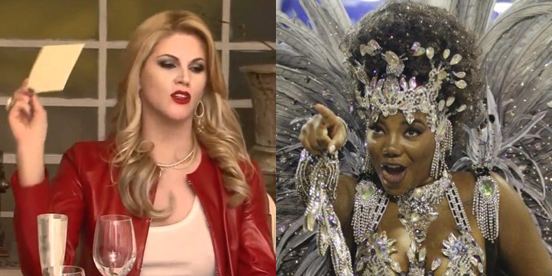 Val Marchiori e Ludmilla se estranharam e não conseguiram mais se entender. (Foto: Reprodução)