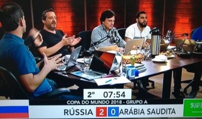 ESPN aposta em mesa redonda em tempo real. (Foto: Reprodução)
