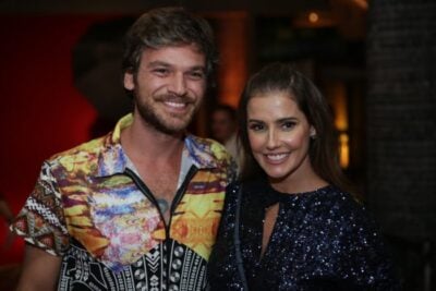 Emílio Dantas e Deborah Secco na festa de lançamento de Segundo Sol (Foto: Artur Meninea/Gshow)