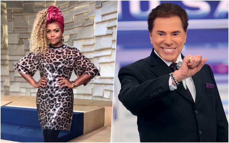 Gabi Amarantos detona Silvio Santos (Foto montagem: TV Foco)