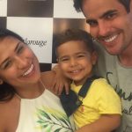 Simone, o marido e o filho (Foto: Reprodução)