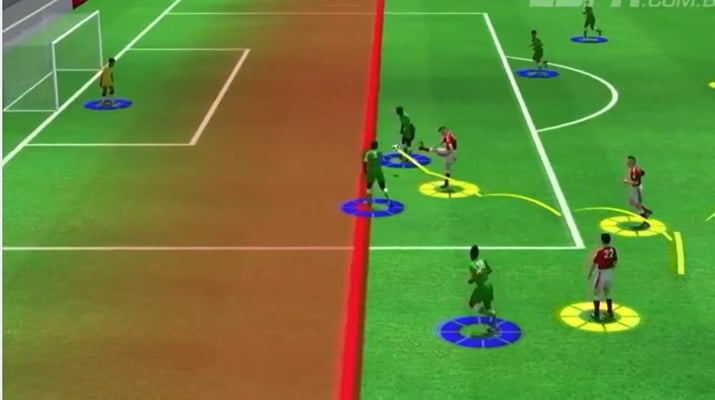 ESPN reproduz gols da Copa em animação 3D. (Foto: Reprodução/ESPN.com.br)