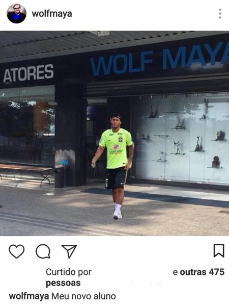Wolf maya faz postagem sobre Neymar e apaga (Foto: Reprodução/Instagram)