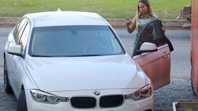 Mulher Melão estava com um visual mais comportado Foto: AGNEWS
