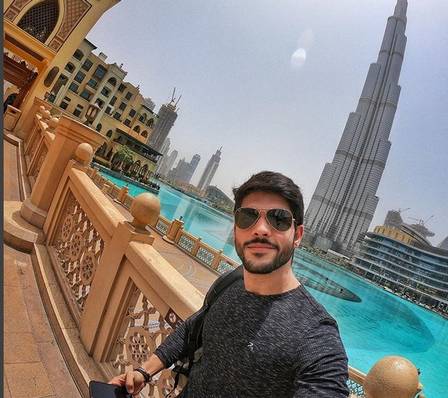 Lucas Fernandes em Dubai (Foto: Reprodução/Instagram)