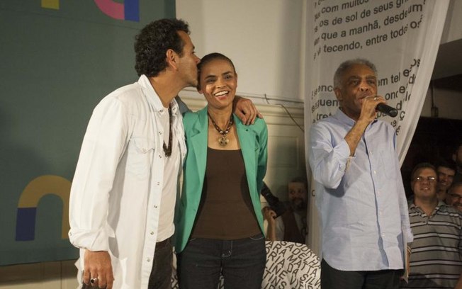 Marcos Palmeira e Marina Silva (Foto: iG)
