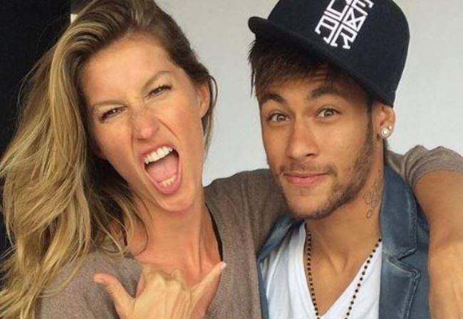 Gisele Bündchen e Neymar (Foto: Reprodução)