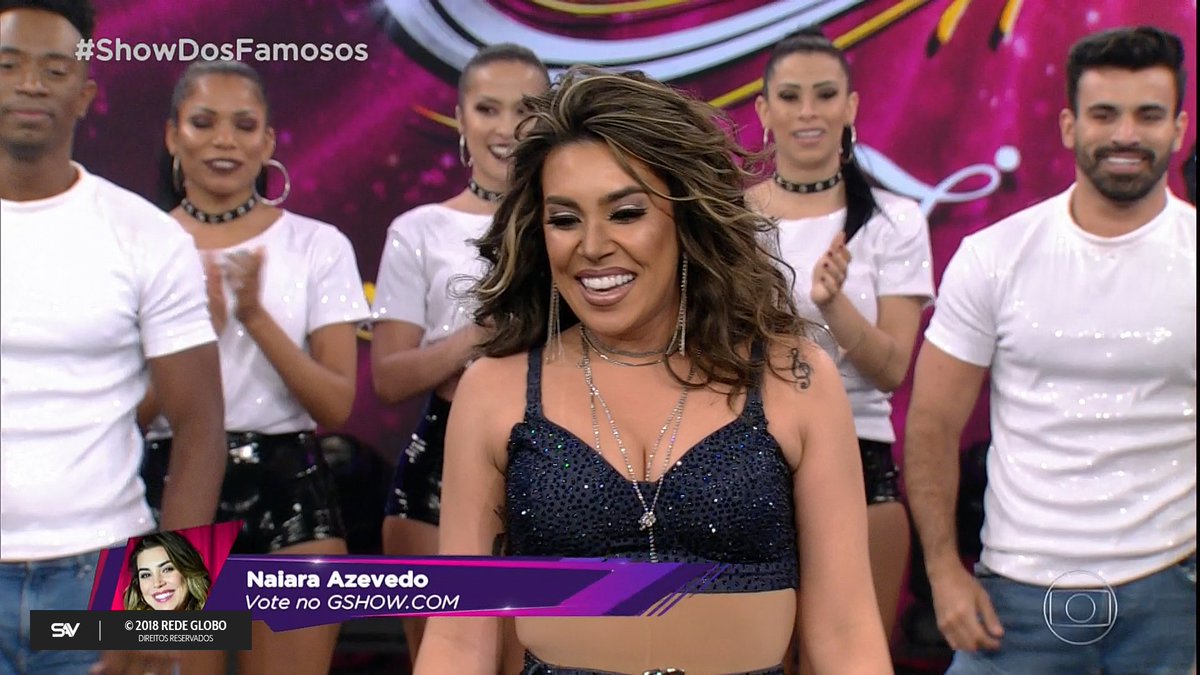 Naiara Azevedo interpretou Anitta no Show dos Famosos (Foto: Reprodução/Globo)