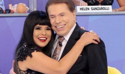 Silvio Santos e Mara Maravilha (Foto: Reprodução)