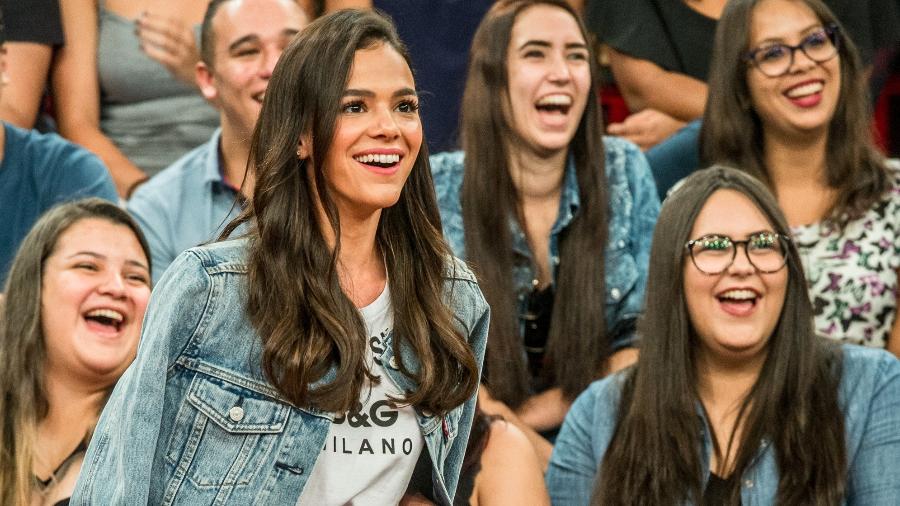 Atriz esteve no Altas Horas (Foto: Divulgação)