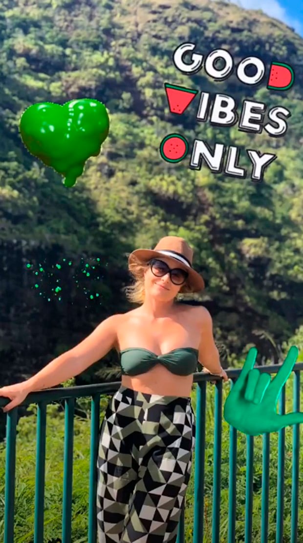 Angélica durante passeio no Havaí (Foto: Reprodução/Instagram)