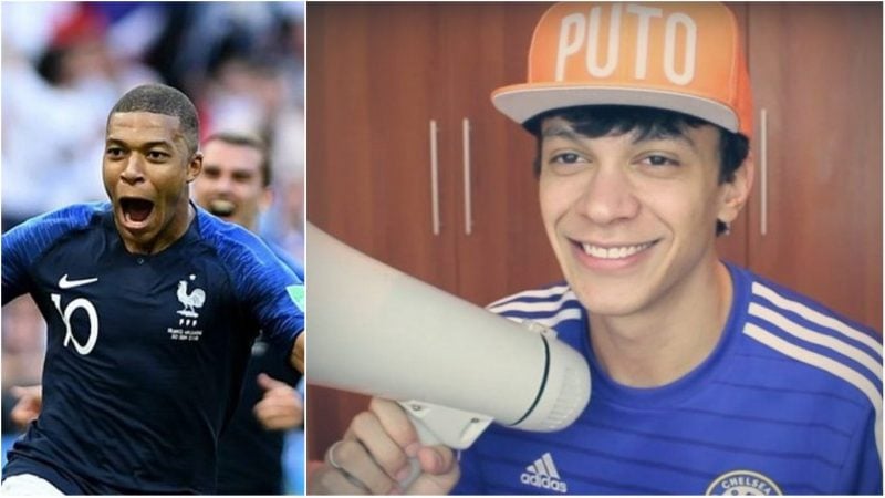 Cocielo fez comentário racista contra o jogador francês Kylian Mbappé (Foto: Reprodução)
