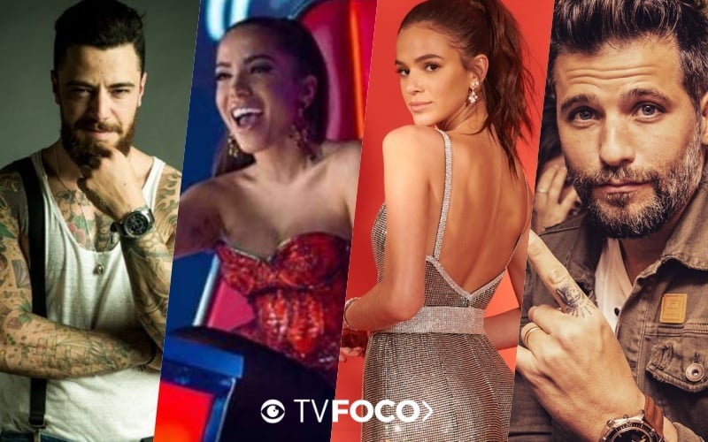 Nomes como os de Bruno Gagliasso, Anitta, Bruna Marquezine e Felipe Titto encabeçam lista de jovens mais ricos do Brasil (Foto montagem: TV Foco)