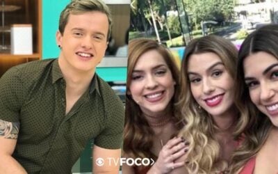 Aaron Tura conta uma fofoca do Vídeo Show (Foto montagem)