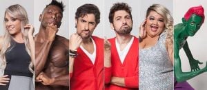 Integrantes do programa Legendários, apresentado por Marcos Mion. (Foto: Reprodução)