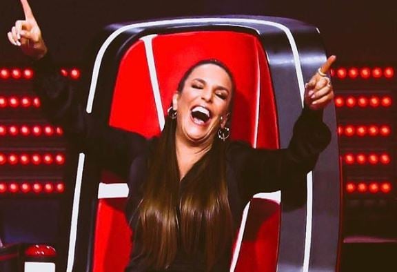 Ivete Sangalo no The Voice Brasil (Foto: Reprodução/Instagram)