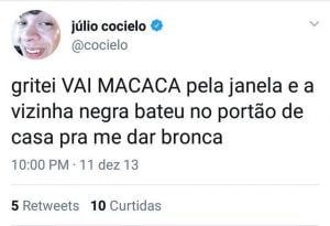tuite antigo de julio cocielo (Foto Reprodução/Twitter)